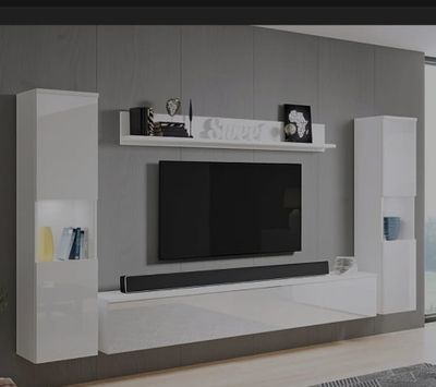 Meuble Tv Composé de : 2 caisson de 35 × 35 cm × 80 cm