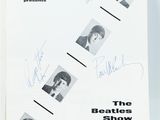 the beatles show signed autographed book
