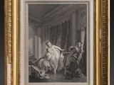 une vieille photo d'une femme assise sur un lit dans une chambre