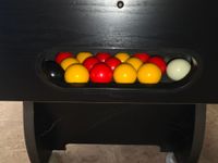 Billard américain 215x121 extérieur + accessoires (queues, b… (photo 4)