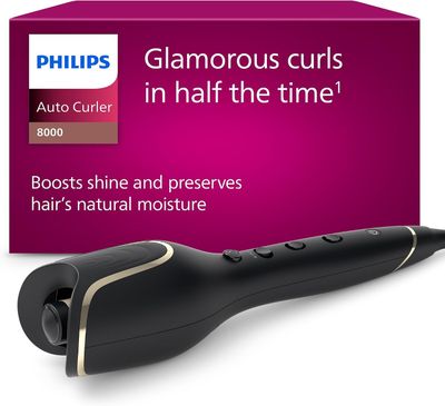 philips ' s glamous curls in half the time