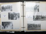 an open book with a bunch of pictures on it