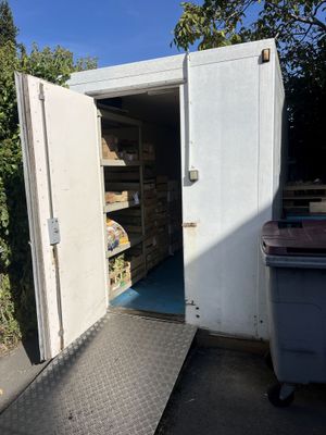 Chambre froide extérieure, froid positif, à une porte, ancie…
