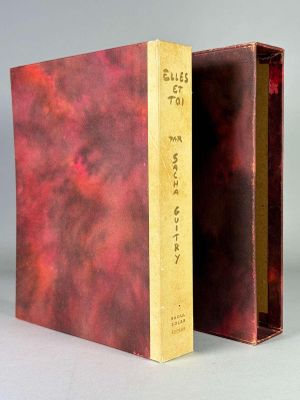 Sacha Guitry. Elles et toi. Vol. in-4°, feuillet sous chemis…