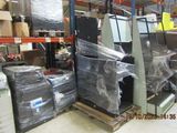 many different types of televisions in a warehouse