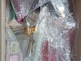 a cardboard box with a lot of items inside of it