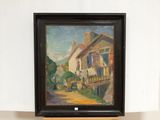 a picture of a painting hanging on a wall