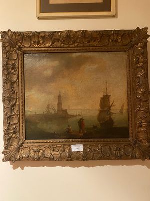 a picture of a painting hanging on the wall