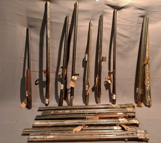 Réservé professionnels armureries. Catégorie C. Un lot de pièces 