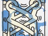 a picture of a picture of a blue and white design