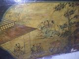 a picture of a painting on the wall of a building