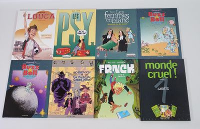 plusieurs livres pour enfants en français posés sur une surface blanche