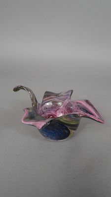 René COURSON (1940-2012), Cendrier ou vide-poche en verre ma…