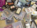 many different types of video games on the table
