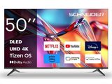 un écran de télévision sur lequel apparaissent les chiffres « 50 » et l'image d'un écran de télévision sur lequel apparaissent les chiffres « 50 »