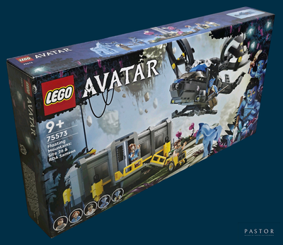 une boîte contenant un train Lego Avatar