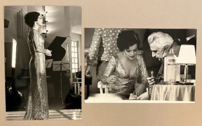 Walter Carone. Lot de 2 photographies, Romy Schneider et Jac…