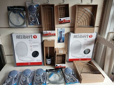 many different types of cables and wires on the table