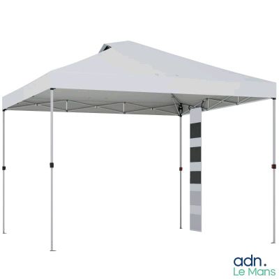 a close up of a white tent on a white background