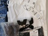 many items that are in a plastic bag on the table