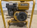 a small engine that is sitting on a stand