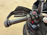 a close up of the handlebars of a motorcycle