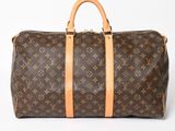louis vuitton monogram canvas keepall bag