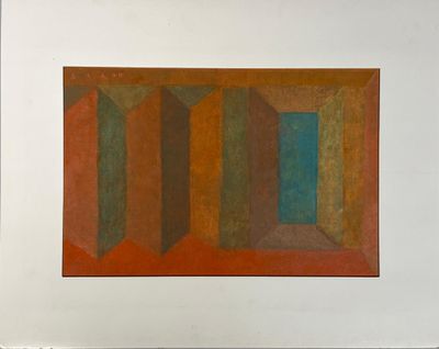 an image of a picture of a painting on a wall