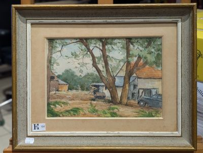 CHANTRELLE Lucien (1890-1985) - Aquarelle et crayon sur papi…