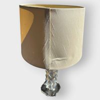 Paire de lampes à fût en plexiglas diamanté (photo 5)