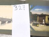 deux vieilles photos d'un bâtiment et d'un pont