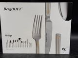 une boîte sur laquelle sont représentés un couteau, une fourchette et des cuillères