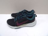 nike women ' s black / purple / teal running shoes size 7 5