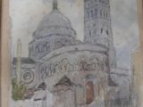 une image d'une peinture d'un bâtiment dans un cadre