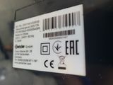 a close up of a label on a laptop