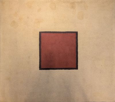 une image représentant un tableau avec un carré rouge au milieu