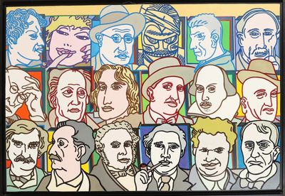 GUDMUNDUR ERRÓ (Né en 1932) Birthday 66, 1998