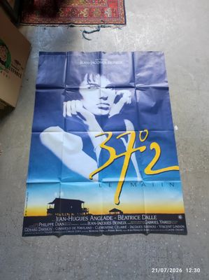 an image of a movie poster on the floor of a room