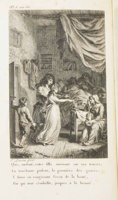 un vieux livre avec la photo d'une femme dans un lit