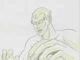 une image représentant le dessin d'un homme vêtu d'une tenue jaune