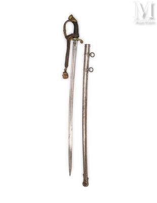 a close up of a pair of swords on a white surface