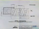 drawing of a drawing of a floor plan for a bathroom