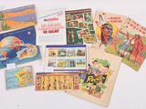 a lot of children ' s books that are on the table