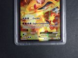 a close up of a pokemon card on a table
