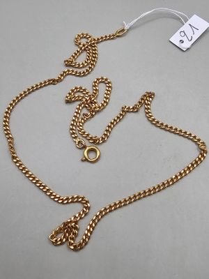 Chaine de cou OR de 45 cm, 7.8 g, AC - Photo 1