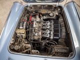 a small engine in the back of a car