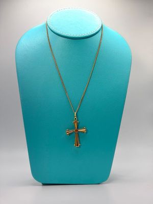 Pendentif Cœur En Or 18K Serti De 2 Petits Diamants - Bijou Vintage Poinçon Tête D'aigle - Occasion Repoli