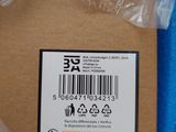 a box with a barcode on it sitting on a table