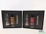 guccini perfume collection in a black box on a white background
