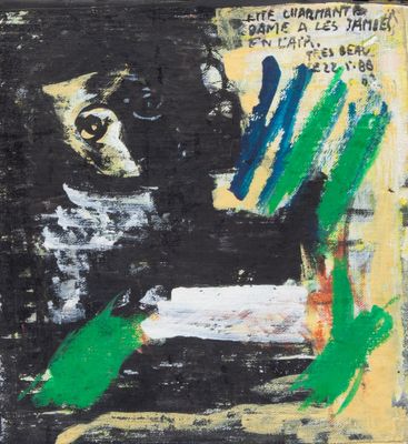 Lionel VINCHE (1936 - 2025) Cette charmante dame a les jambe…